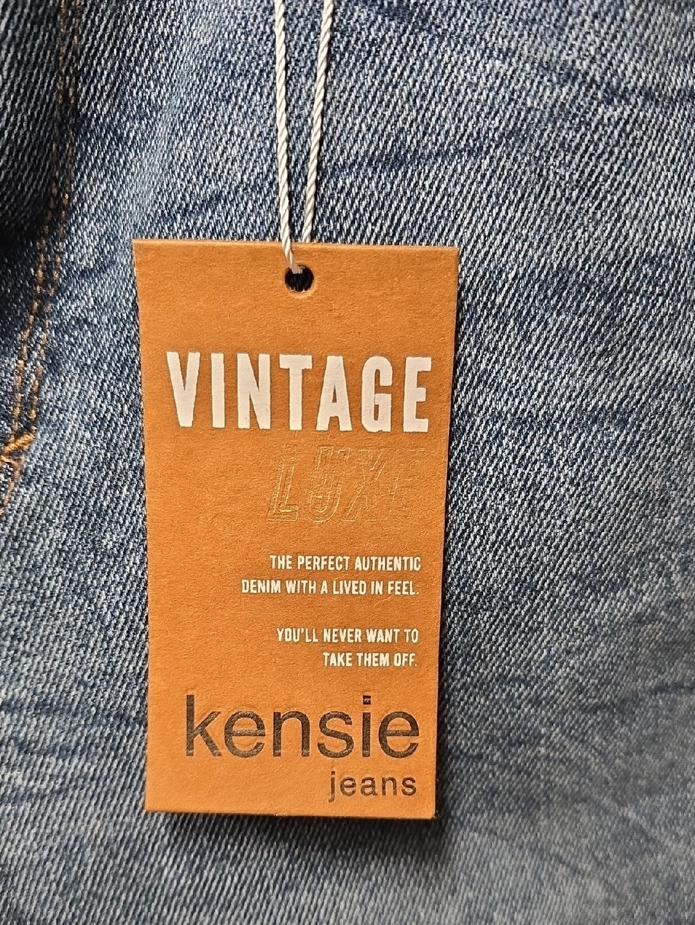 NWT. Kensie Medium Light Blue Ankle Skinny Jeans Size 12/31 - Picture 6 of 8